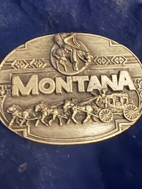 Montana belt buckle